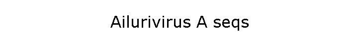 Ailurivirus A seqs