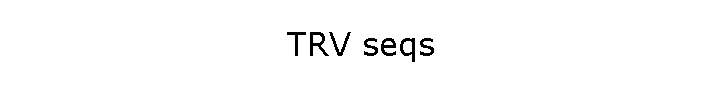 TRV seqs