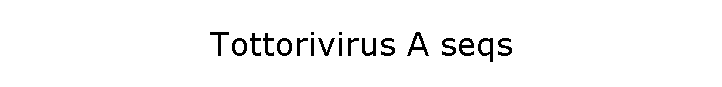 Tottorivirus A seqs