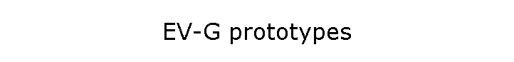EV-G prototypes