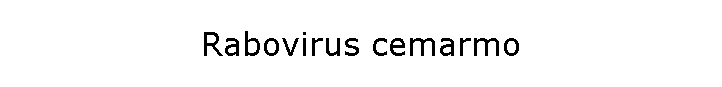 Rabovirus cemarmo