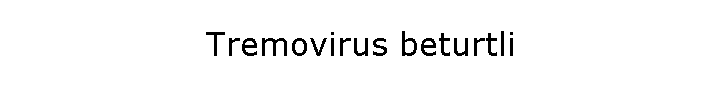 Tremovirus beturtli