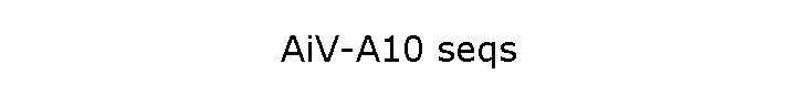 AiV-A10 seqs