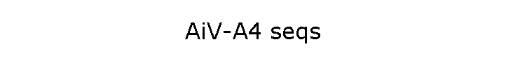 AiV-A4 seqs