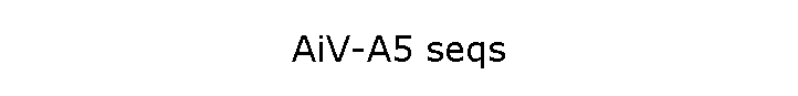 AiV-A5 seqs