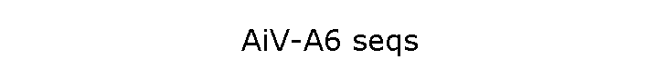 AiV-A6 seqs