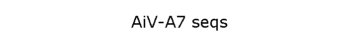 AiV-A7 seqs