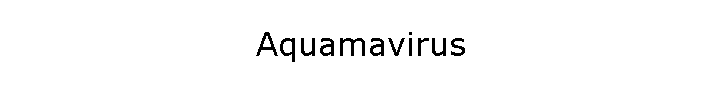 Aquamavirus